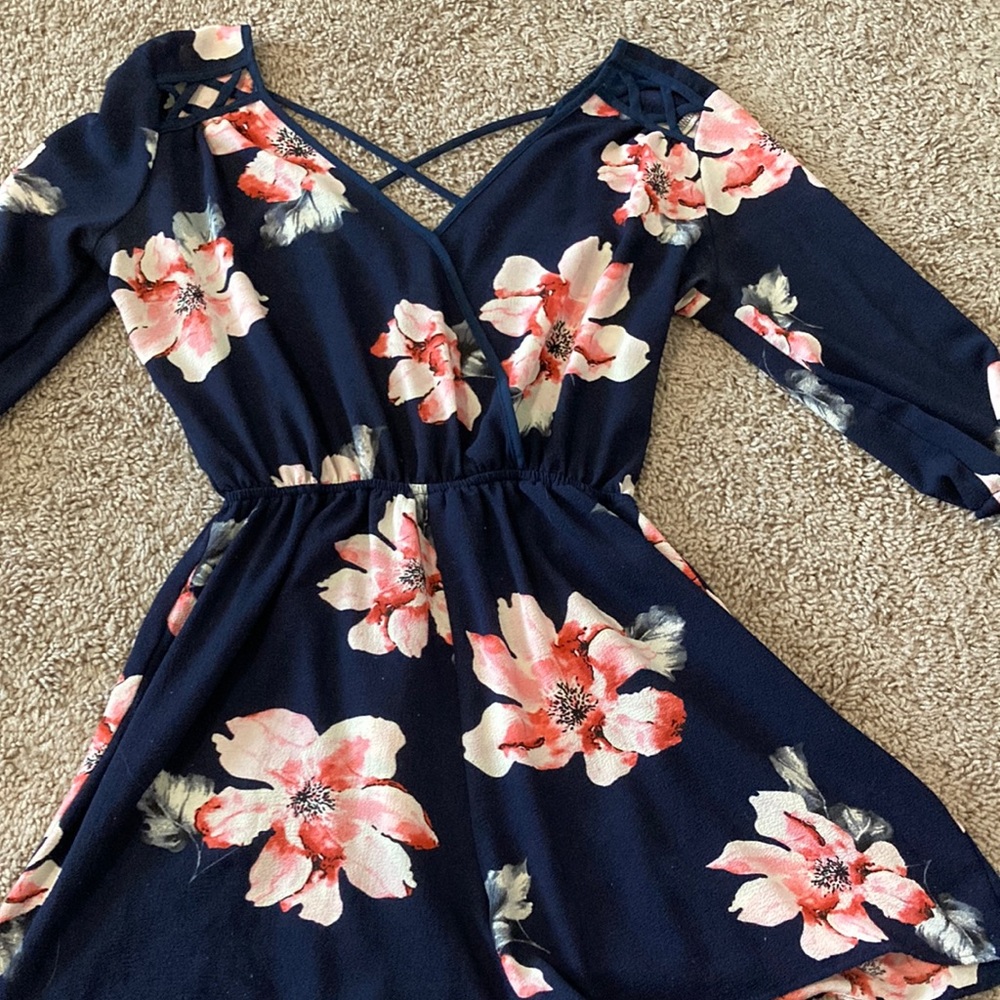 bags to wishes medium floral romper